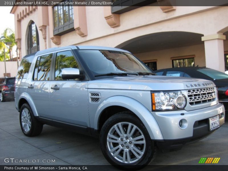 Zermatt Silver Metallic / Ebony/Ebony 2011 Land Rover LR4 HSE