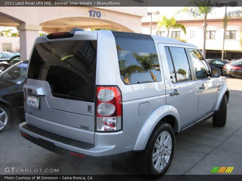 Zermatt Silver Metallic / Ebony/Ebony 2011 Land Rover LR4 HSE