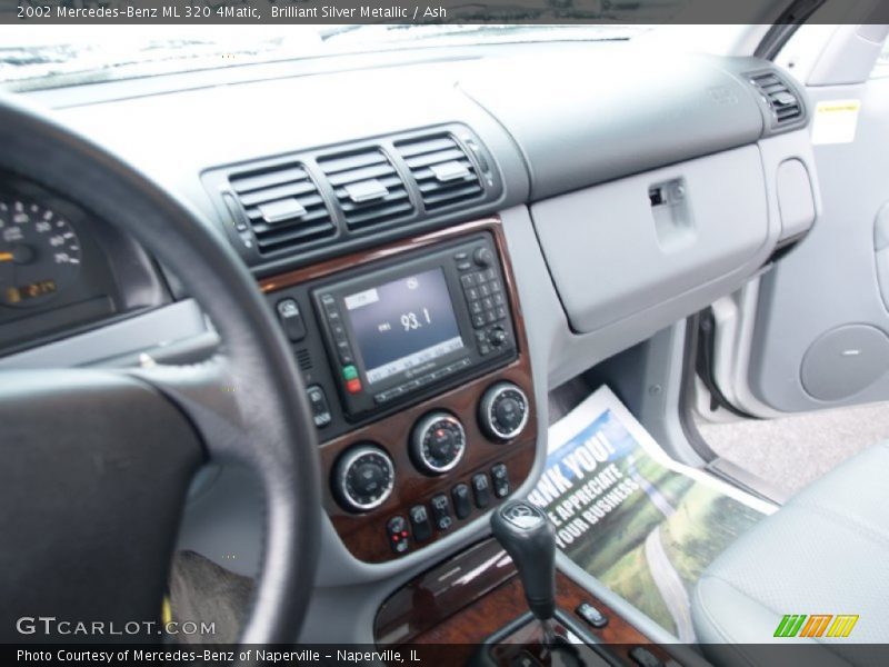 Brilliant Silver Metallic / Ash 2002 Mercedes-Benz ML 320 4Matic