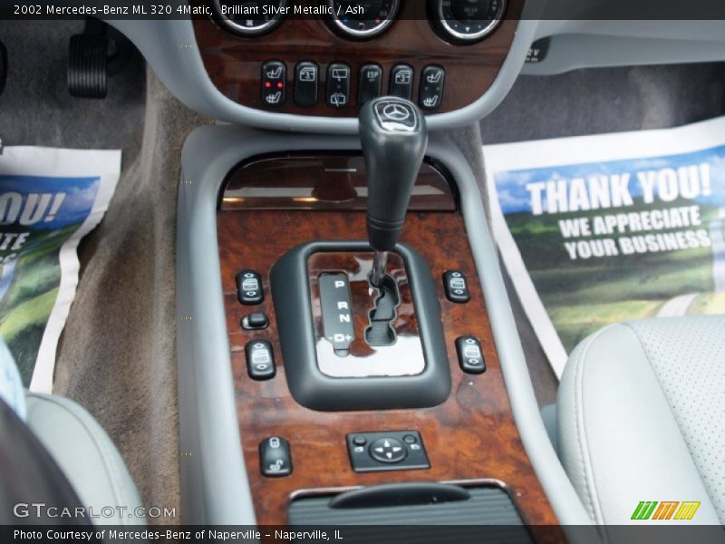 Brilliant Silver Metallic / Ash 2002 Mercedes-Benz ML 320 4Matic