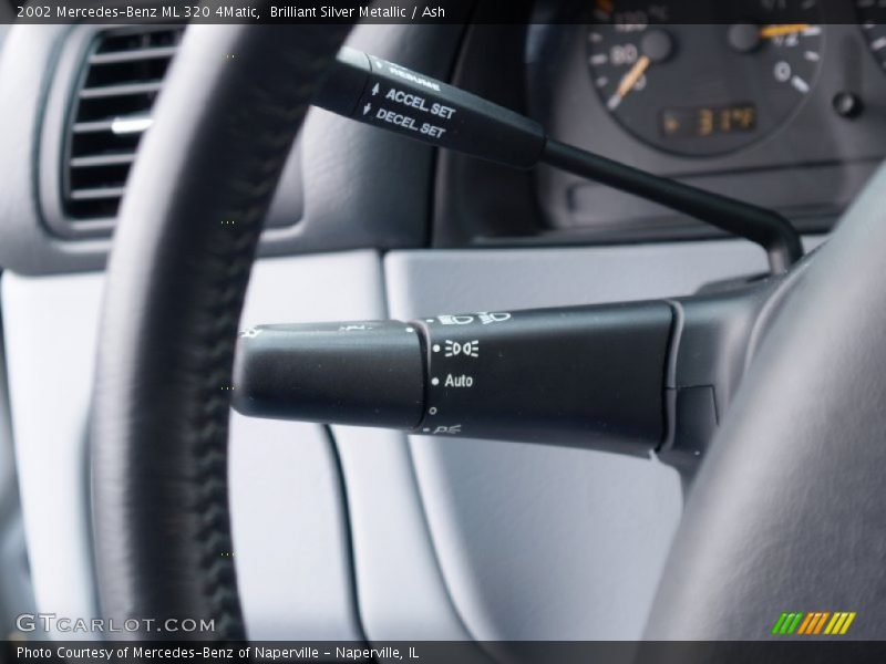 Brilliant Silver Metallic / Ash 2002 Mercedes-Benz ML 320 4Matic