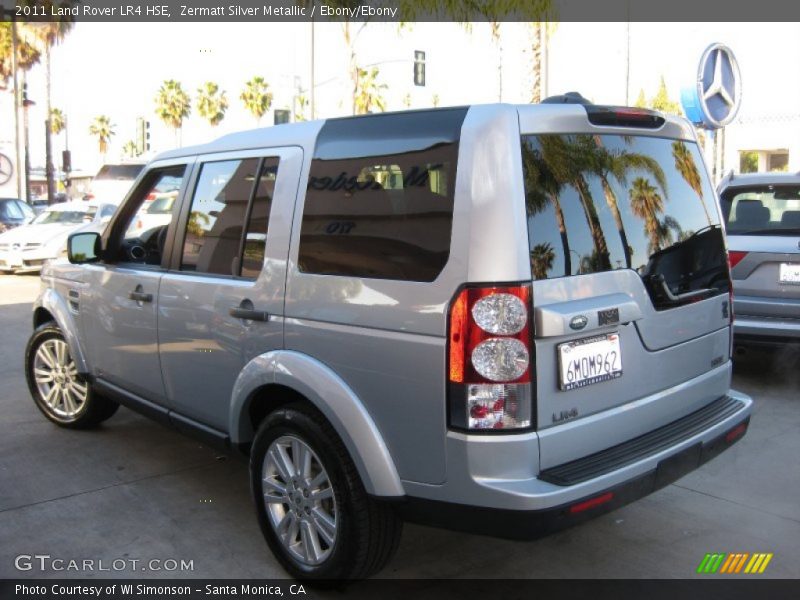 Zermatt Silver Metallic / Ebony/Ebony 2011 Land Rover LR4 HSE