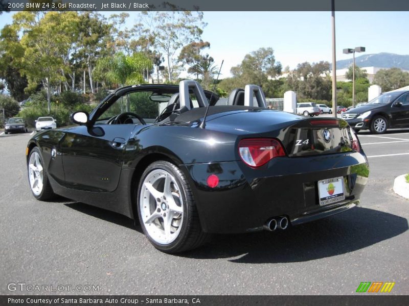 Jet Black / Black 2006 BMW Z4 3.0si Roadster