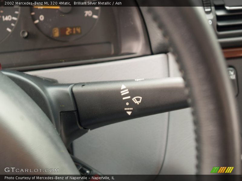 Brilliant Silver Metallic / Ash 2002 Mercedes-Benz ML 320 4Matic