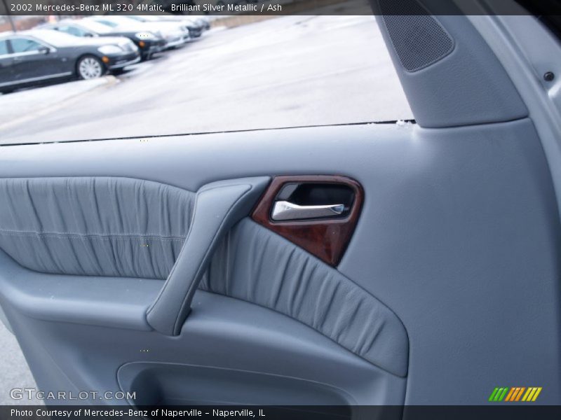 Brilliant Silver Metallic / Ash 2002 Mercedes-Benz ML 320 4Matic