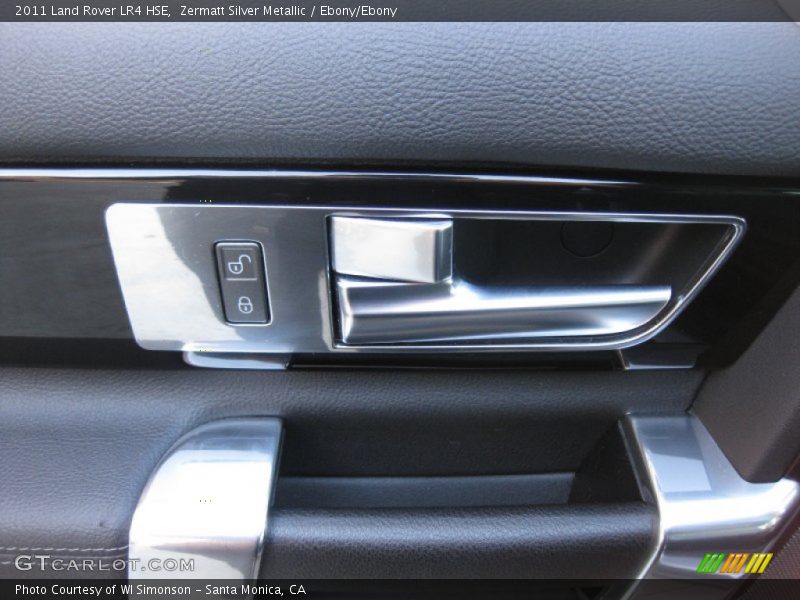 Zermatt Silver Metallic / Ebony/Ebony 2011 Land Rover LR4 HSE