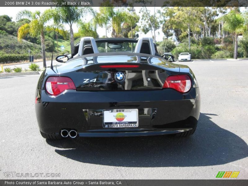 Jet Black / Black 2006 BMW Z4 3.0si Roadster