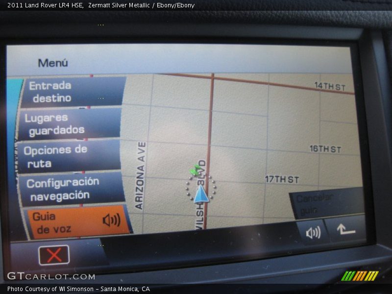 Zermatt Silver Metallic / Ebony/Ebony 2011 Land Rover LR4 HSE