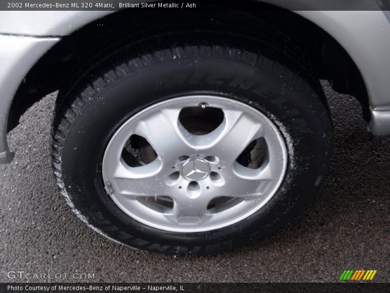 Brilliant Silver Metallic / Ash 2002 Mercedes-Benz ML 320 4Matic