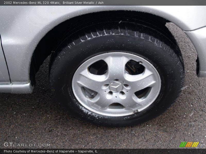 Brilliant Silver Metallic / Ash 2002 Mercedes-Benz ML 320 4Matic