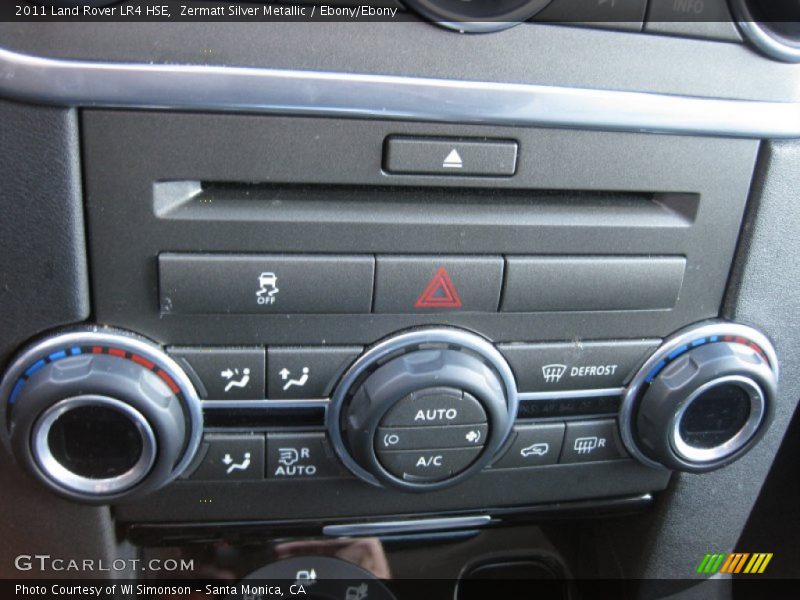 Zermatt Silver Metallic / Ebony/Ebony 2011 Land Rover LR4 HSE