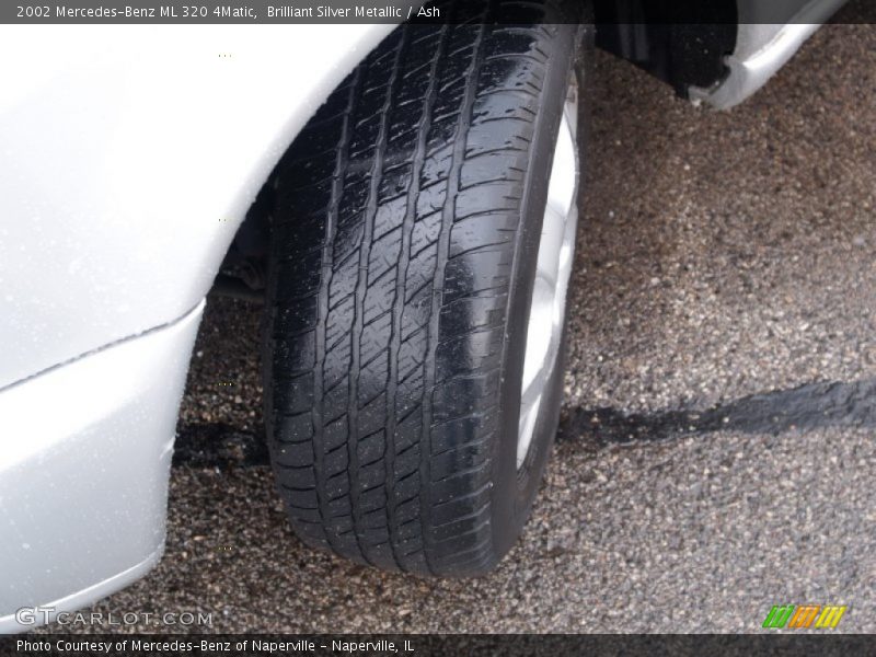 Brilliant Silver Metallic / Ash 2002 Mercedes-Benz ML 320 4Matic