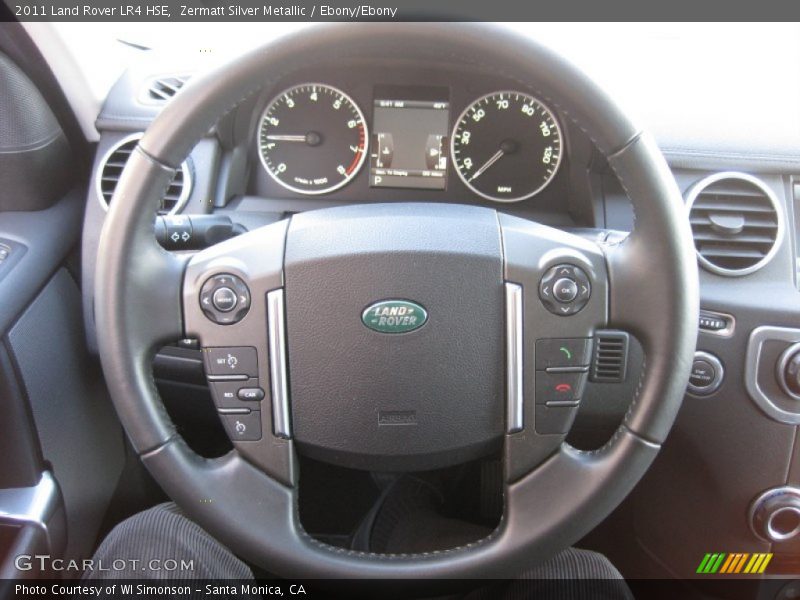 Zermatt Silver Metallic / Ebony/Ebony 2011 Land Rover LR4 HSE