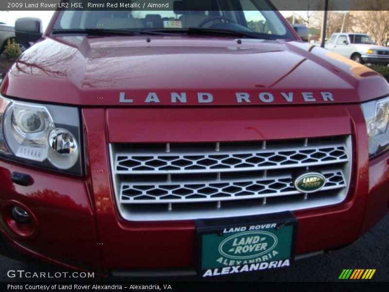 Rimini Red Metallic / Almond 2009 Land Rover LR2 HSE
