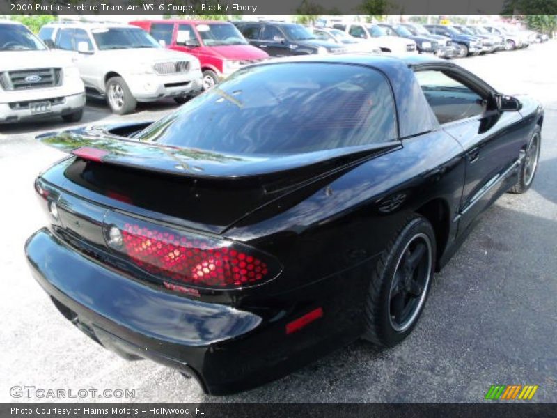 Black / Ebony 2000 Pontiac Firebird Trans Am WS-6 Coupe