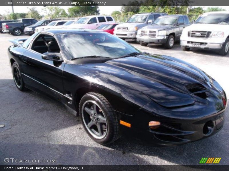 Black / Ebony 2000 Pontiac Firebird Trans Am WS-6 Coupe