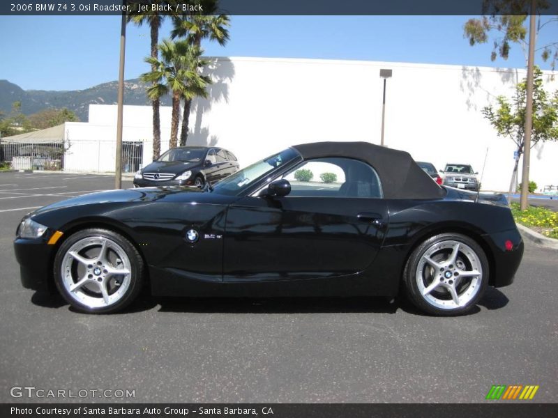 Jet Black / Black 2006 BMW Z4 3.0si Roadster