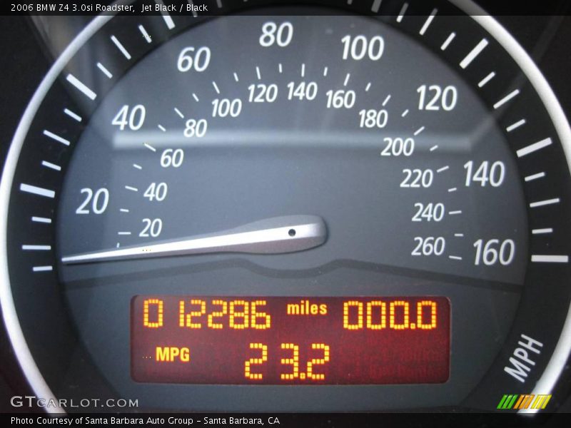 Jet Black / Black 2006 BMW Z4 3.0si Roadster