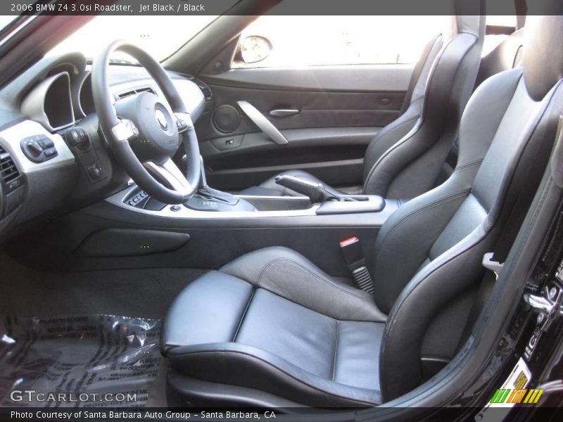 Jet Black / Black 2006 BMW Z4 3.0si Roadster