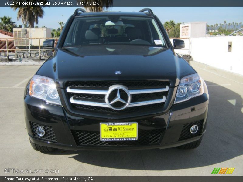 Black / Black 2012 Mercedes-Benz GLK 350 4Matic