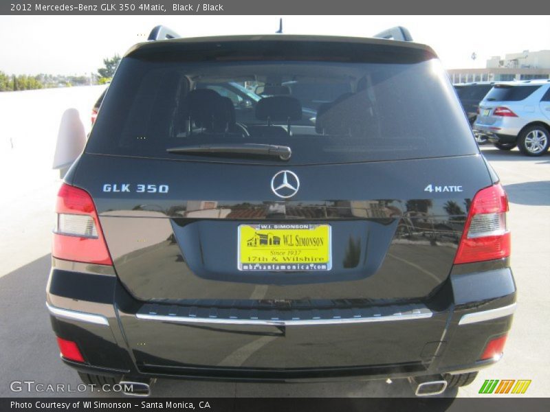 Black / Black 2012 Mercedes-Benz GLK 350 4Matic