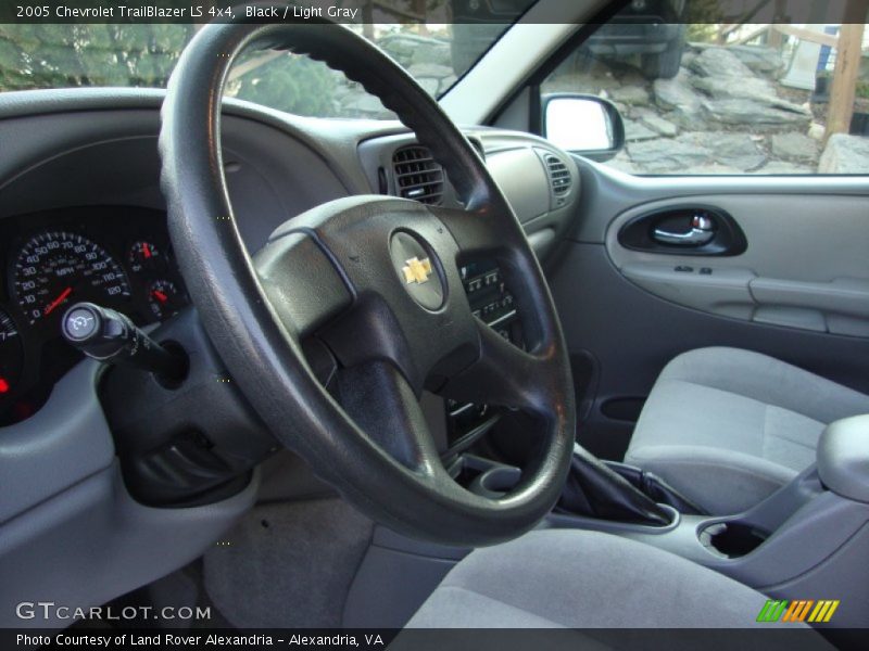 Black / Light Gray 2005 Chevrolet TrailBlazer LS 4x4
