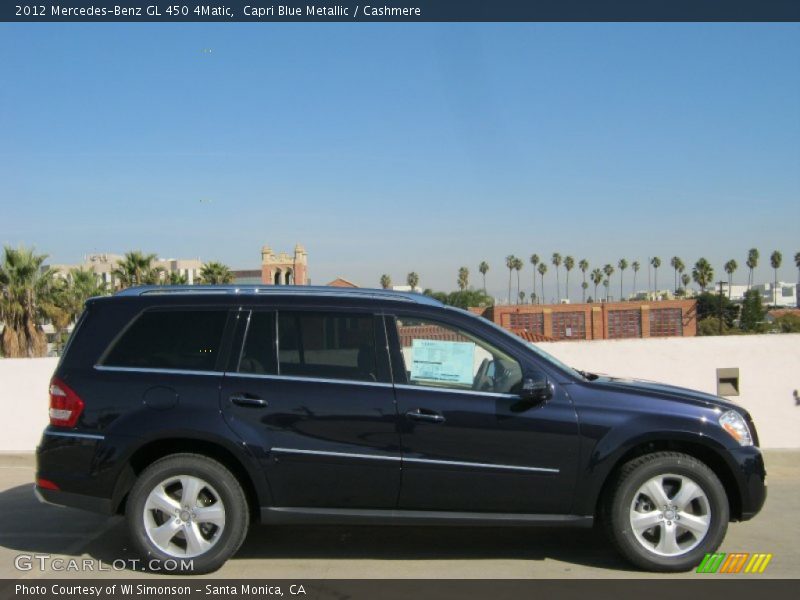 Capri Blue Metallic / Cashmere 2012 Mercedes-Benz GL 450 4Matic