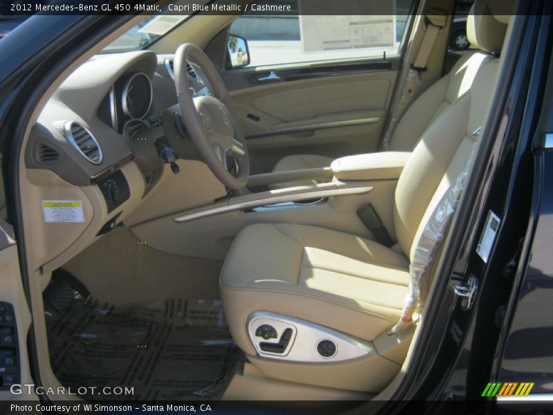 Capri Blue Metallic / Cashmere 2012 Mercedes-Benz GL 450 4Matic