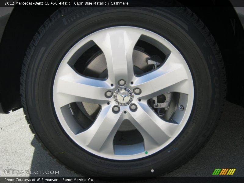 Capri Blue Metallic / Cashmere 2012 Mercedes-Benz GL 450 4Matic