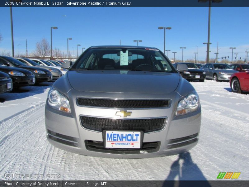 Silverstone Metallic / Titanium Gray 2008 Chevrolet Malibu LT Sedan