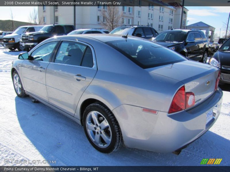 Silverstone Metallic / Titanium Gray 2008 Chevrolet Malibu LT Sedan