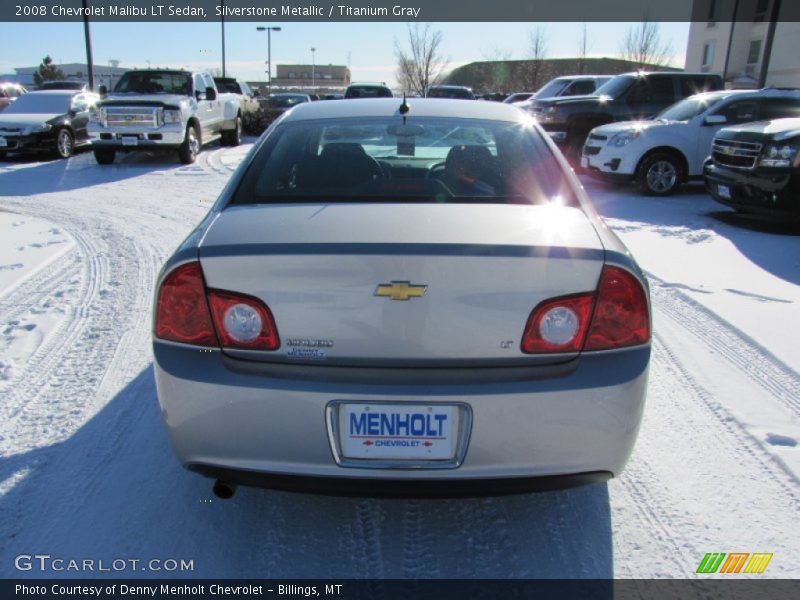 Silverstone Metallic / Titanium Gray 2008 Chevrolet Malibu LT Sedan