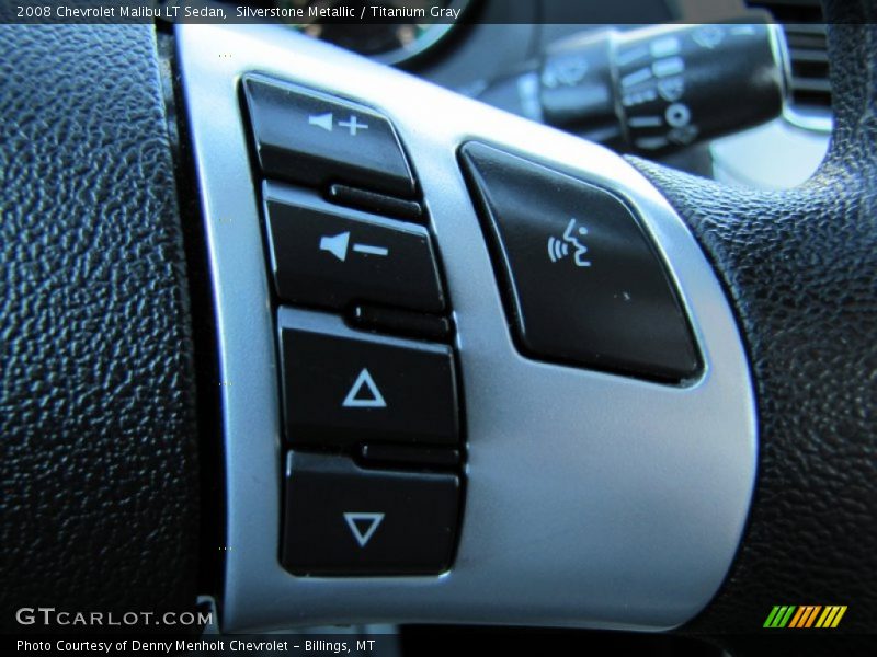 Silverstone Metallic / Titanium Gray 2008 Chevrolet Malibu LT Sedan