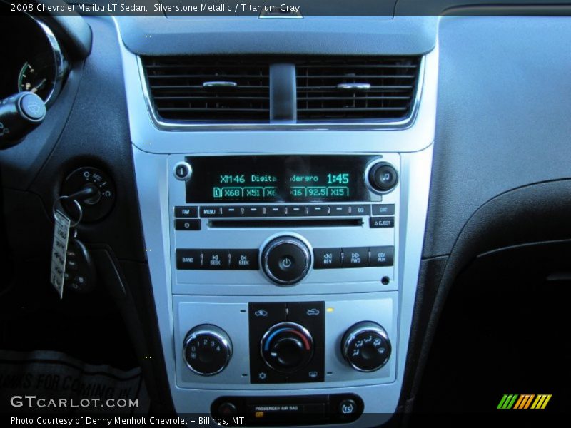 Silverstone Metallic / Titanium Gray 2008 Chevrolet Malibu LT Sedan