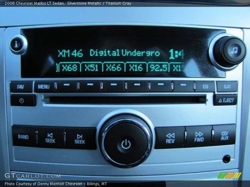 Silverstone Metallic / Titanium Gray 2008 Chevrolet Malibu LT Sedan