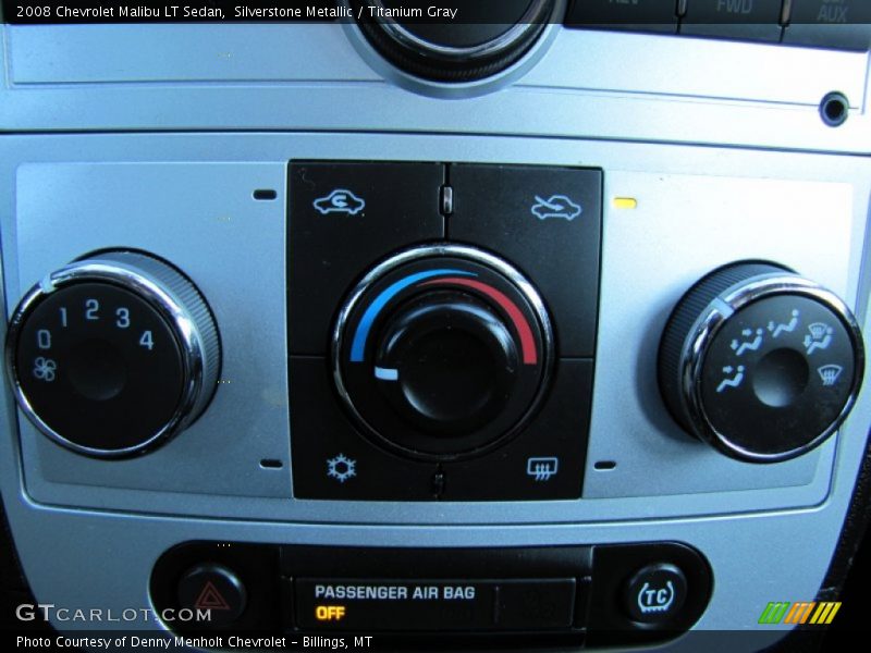 Silverstone Metallic / Titanium Gray 2008 Chevrolet Malibu LT Sedan