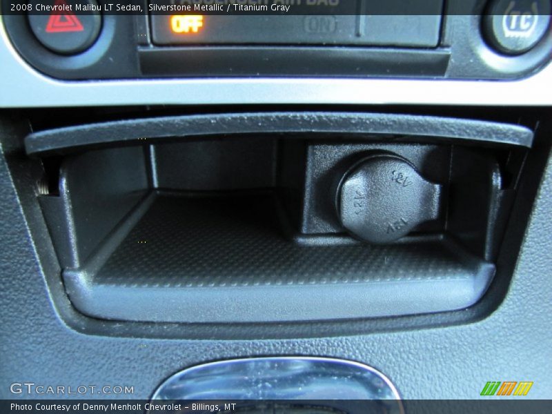 Silverstone Metallic / Titanium Gray 2008 Chevrolet Malibu LT Sedan