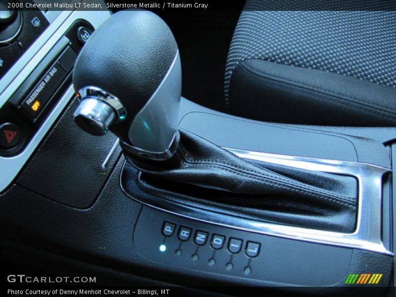 Silverstone Metallic / Titanium Gray 2008 Chevrolet Malibu LT Sedan