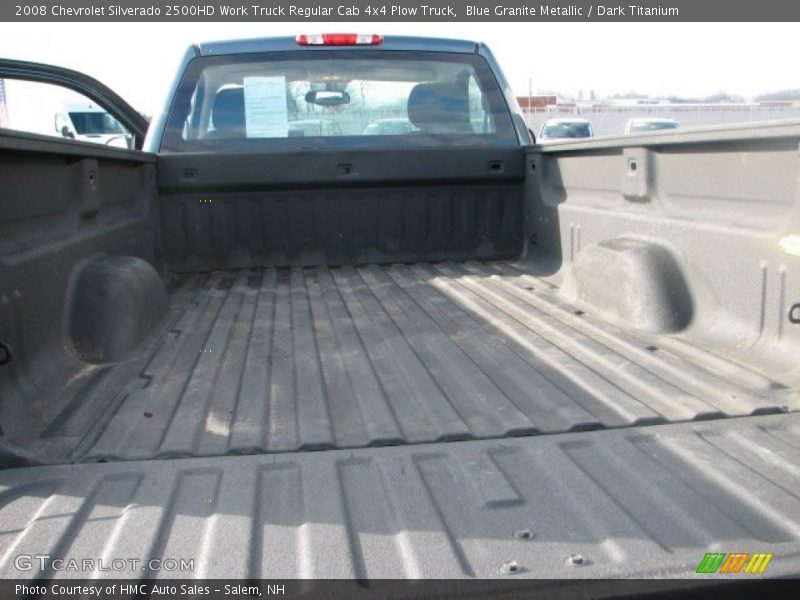 Blue Granite Metallic / Dark Titanium 2008 Chevrolet Silverado 2500HD Work Truck Regular Cab 4x4 Plow Truck