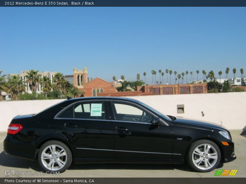 Black / Black 2012 Mercedes-Benz E 350 Sedan