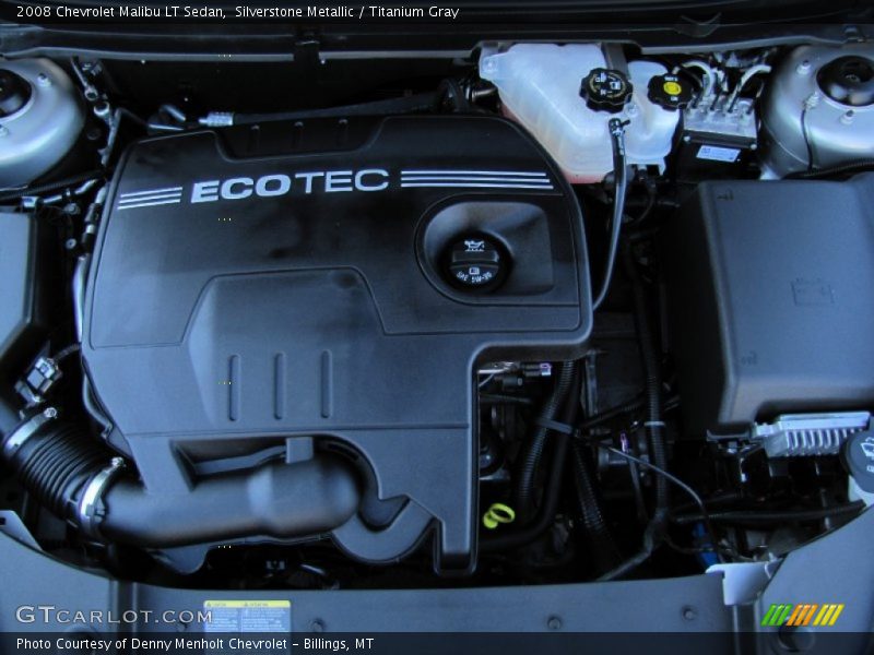 Silverstone Metallic / Titanium Gray 2008 Chevrolet Malibu LT Sedan