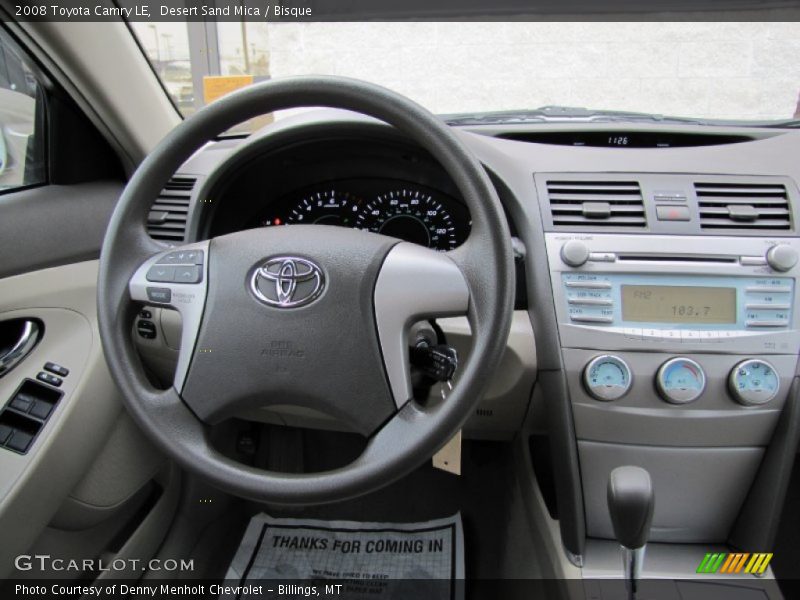 Desert Sand Mica / Bisque 2008 Toyota Camry LE