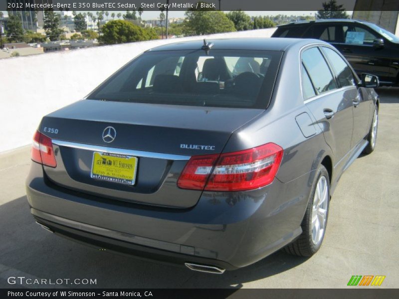 Steel Grey Metallic / Black 2012 Mercedes-Benz E 350 BlueTEC Sedan