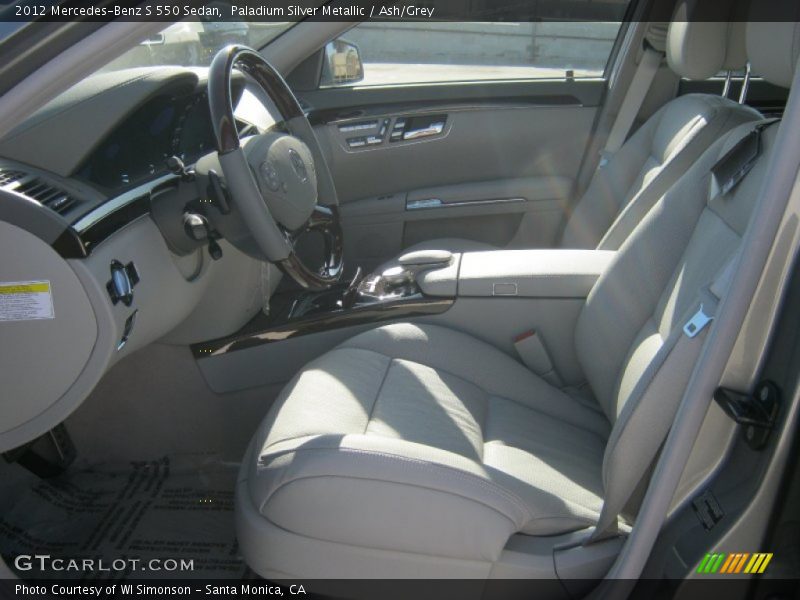 Paladium Silver Metallic / Ash/Grey 2012 Mercedes-Benz S 550 Sedan