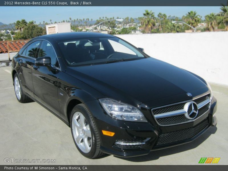 Black / Black 2012 Mercedes-Benz CLS 550 Coupe