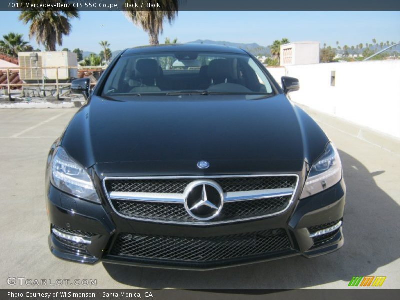 Black / Black 2012 Mercedes-Benz CLS 550 Coupe