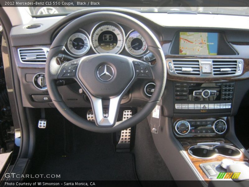 Black / Black 2012 Mercedes-Benz CLS 550 Coupe