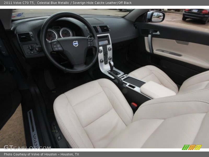 Soverign Hide Calcite Leather/Off Black Interior - 2011 C70 T5 