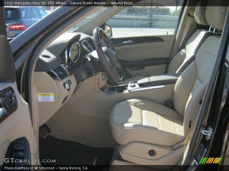 Dakota Brown Metallic / Almond Beige 2012 Mercedes-Benz ML 350 4Matic