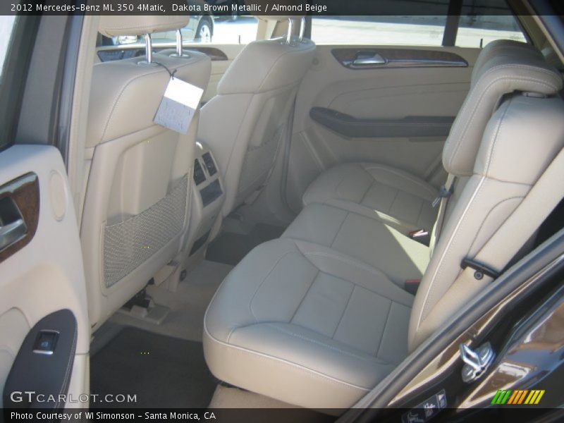 Dakota Brown Metallic / Almond Beige 2012 Mercedes-Benz ML 350 4Matic